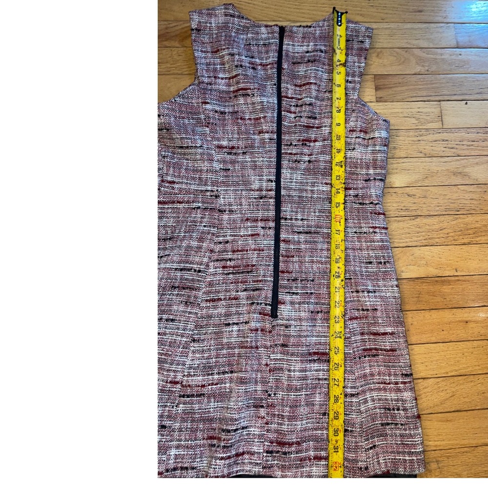 Milly Tweed red black and white mini pencil dress size 8 - Picture 5 of 5